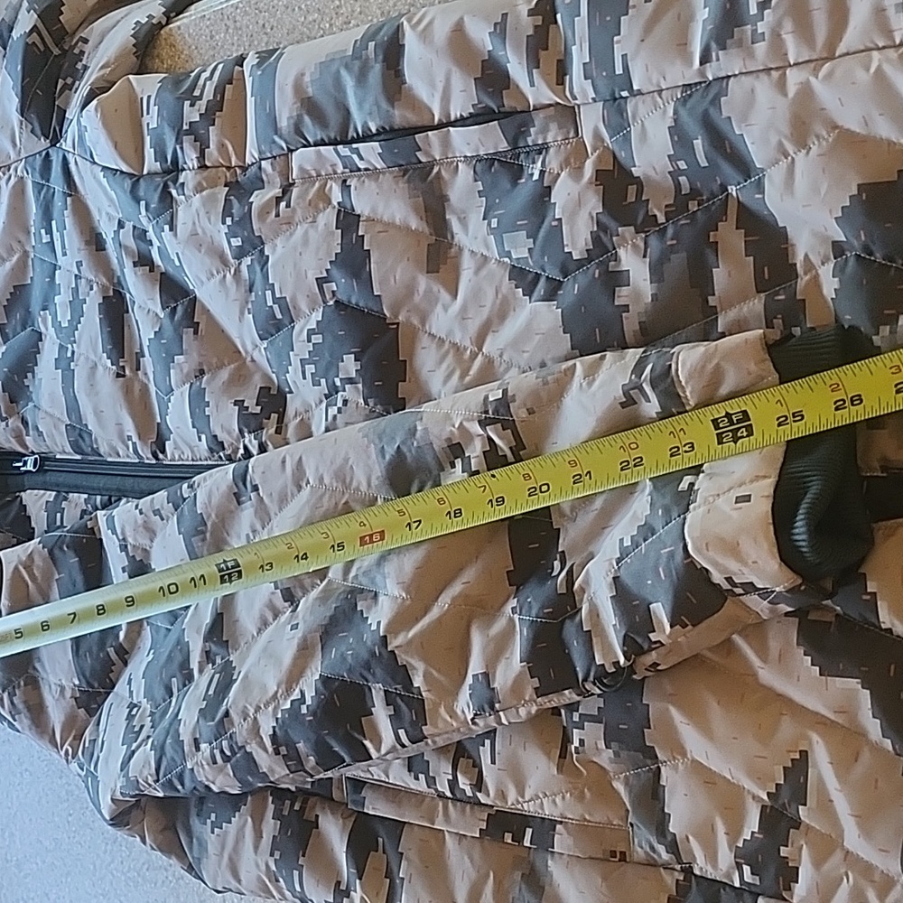Adidas Long Quited Size S Coat Marapat Digital Desert Camo Like New - Picture 10 of 16